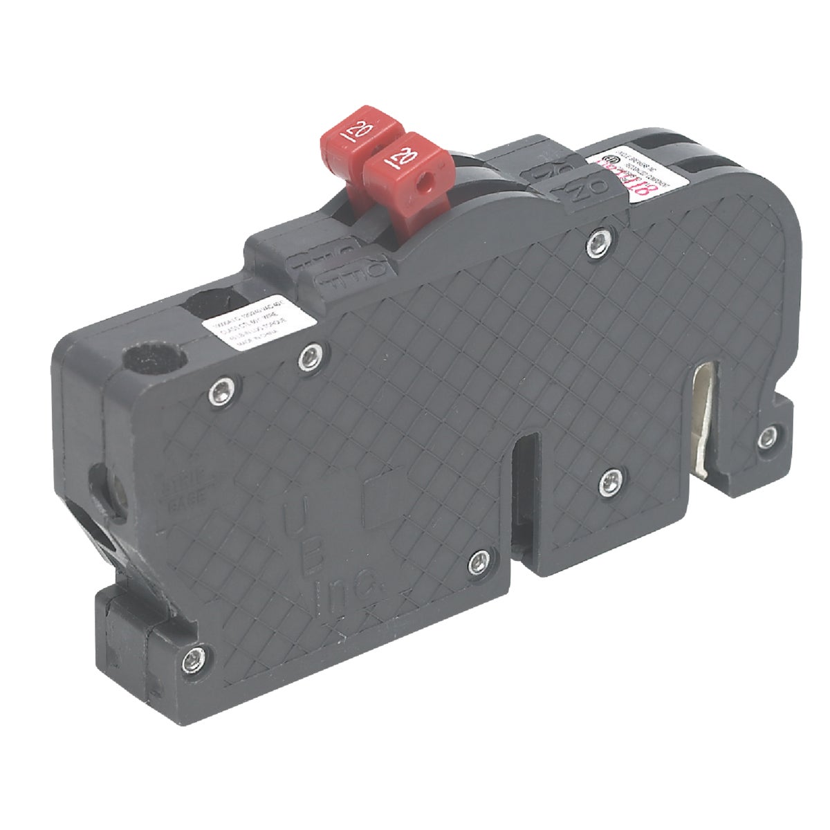 Connecticut Electric 15A/15A Twin Single-Pole Standard Trip Packaged Replacement Circuit Breaker For Zinsco