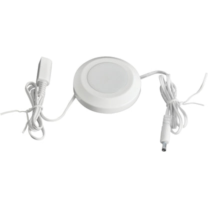 Good Earth Lighting Ecolight 2.5 In. Plug-In White LED Under Cabinet Light