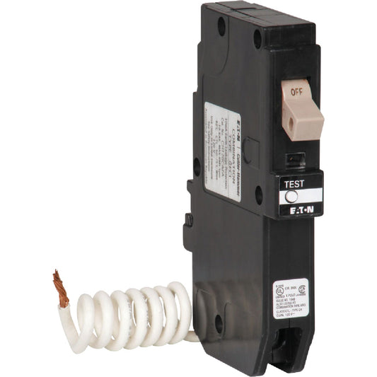 Eaton CH 15A Single-Pole Self Test GFCI Breaker