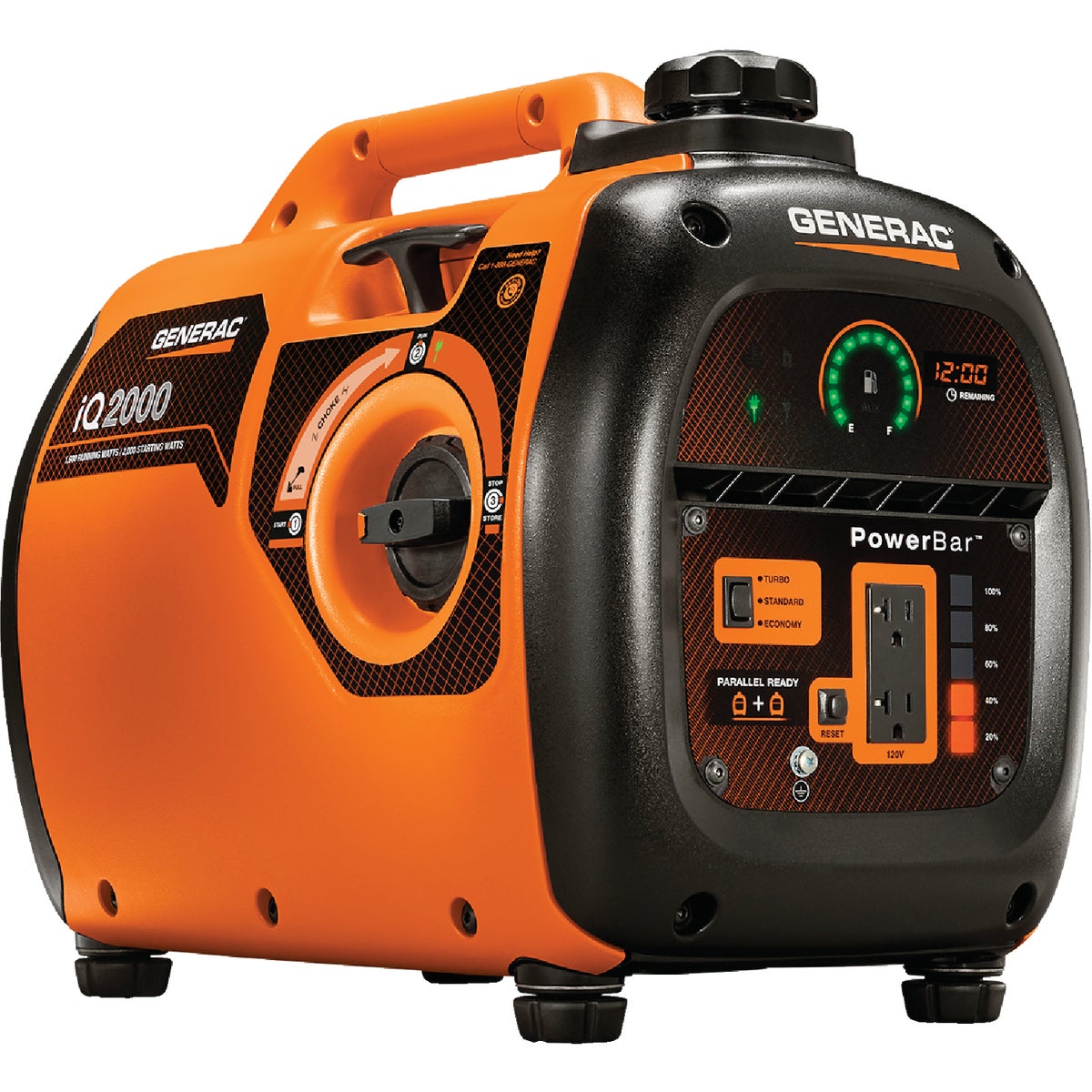 Generac 2000W Gasoline Powered Portable Inverter Generator