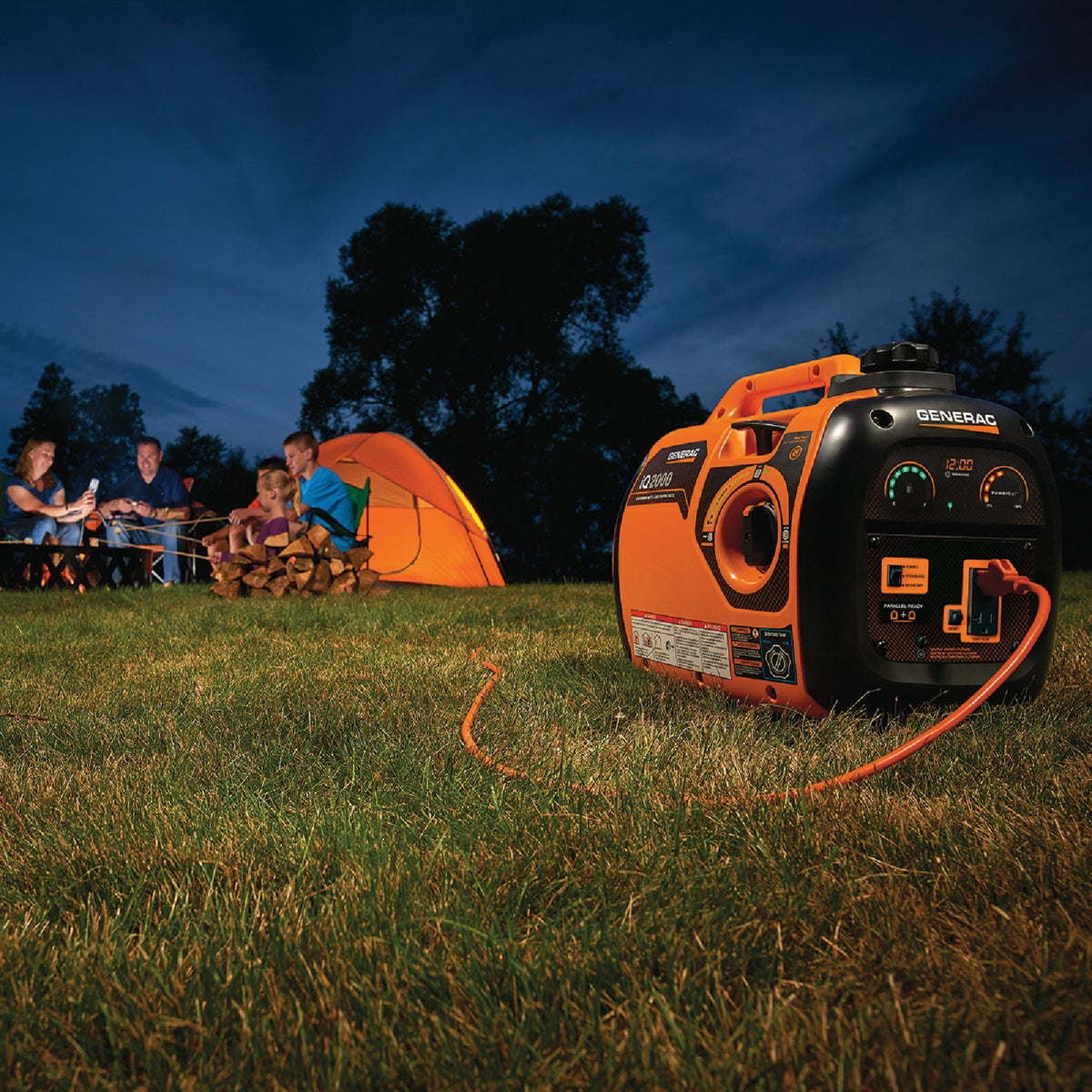 Generac 2000W Gasoline Powered Portable Inverter Generator