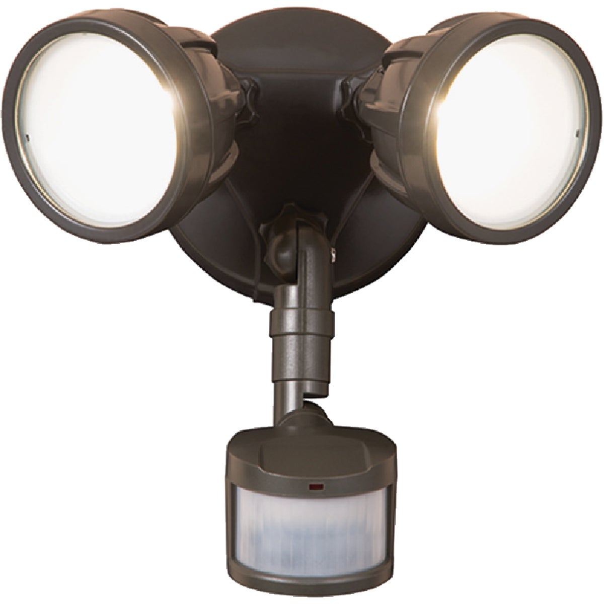 All-Pro Bronze Motion Sensing Dusk To Dawn LED Floodlight Fixture