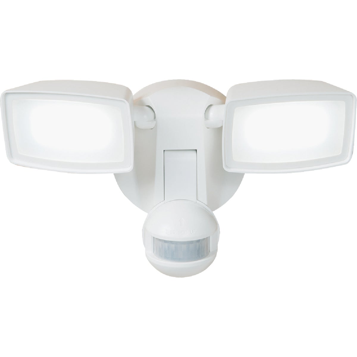 All-Pro White Motion Sensing Dusk To Dawn LED Floodlight Fixture