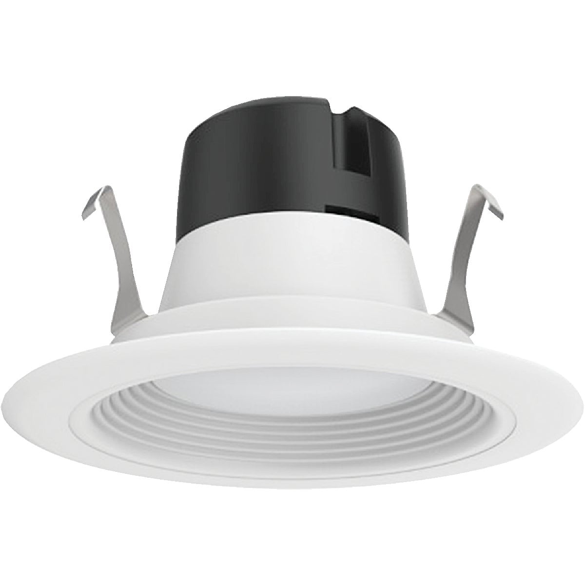 Satco 4 In. Retrofit Non-IC Rated White LED Recessed Light Kit