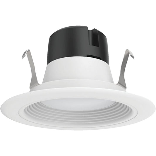 Satco 4 In. Retrofit Non-IC Rated White LED Recessed Light Kit