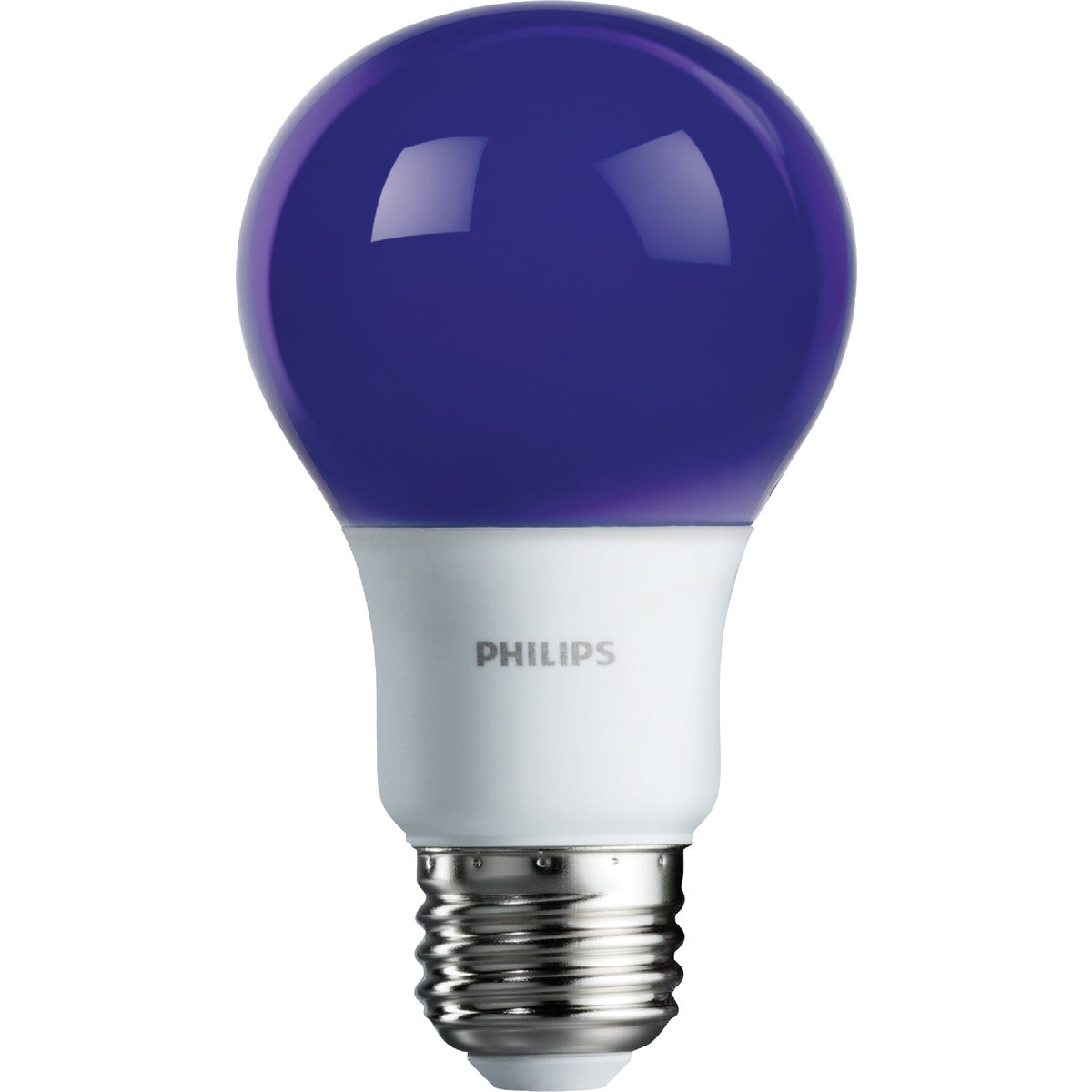 Philips 60W Equivalent Purple A19 Medium LED Decorative Party Light Bulb