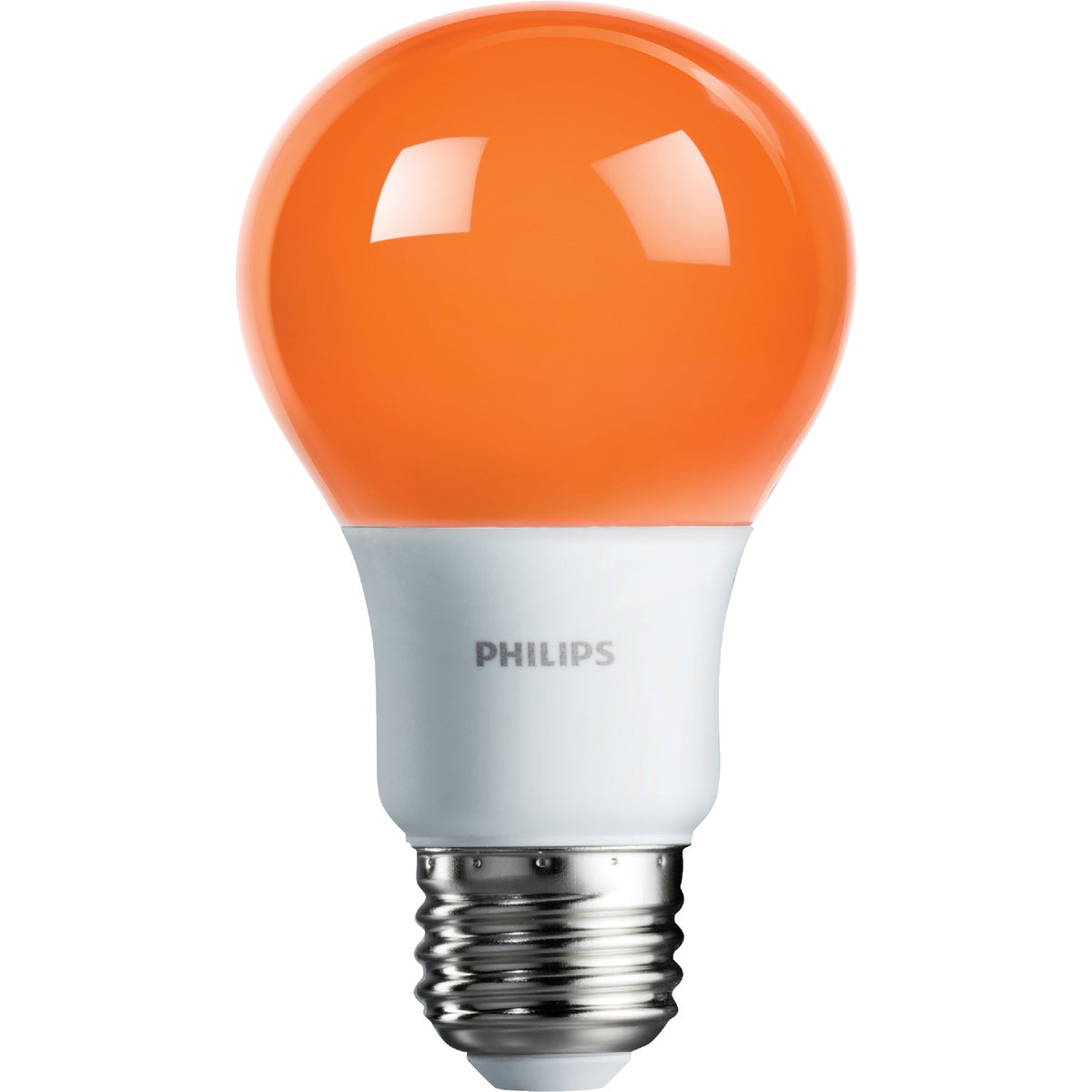 Philips 60W Equivalent Orange A19 Medium LED Decorative Party Light Bulb