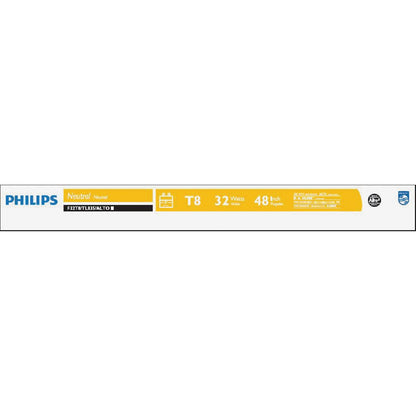 Philips 32W 48 In. Neutral T8 Medium Bi-Pin Fluorescent Tube Light Bulb (2-Pack)