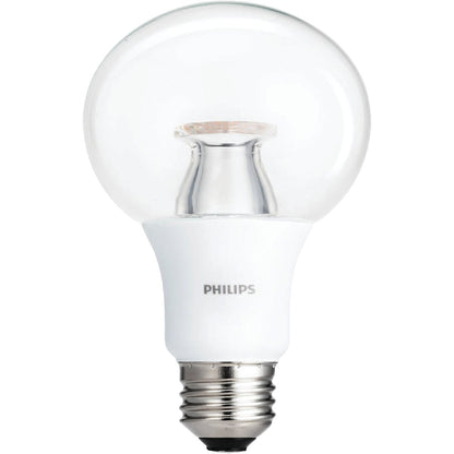 Philips Warm Glow 60W Equivalent Soft White G25 Medium Dimmable LED Decorative Globe Light Bulb