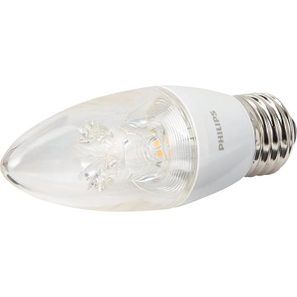 Philips Warm Glow 60W Equivalent Soft White B12 Medium Dimmable LED Decorative Light Bulb