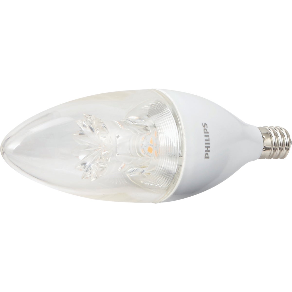 Philips Warm Glow 60W Equivalent Soft White B12 Candelabra Dimmable LED Decorative Light Bulb