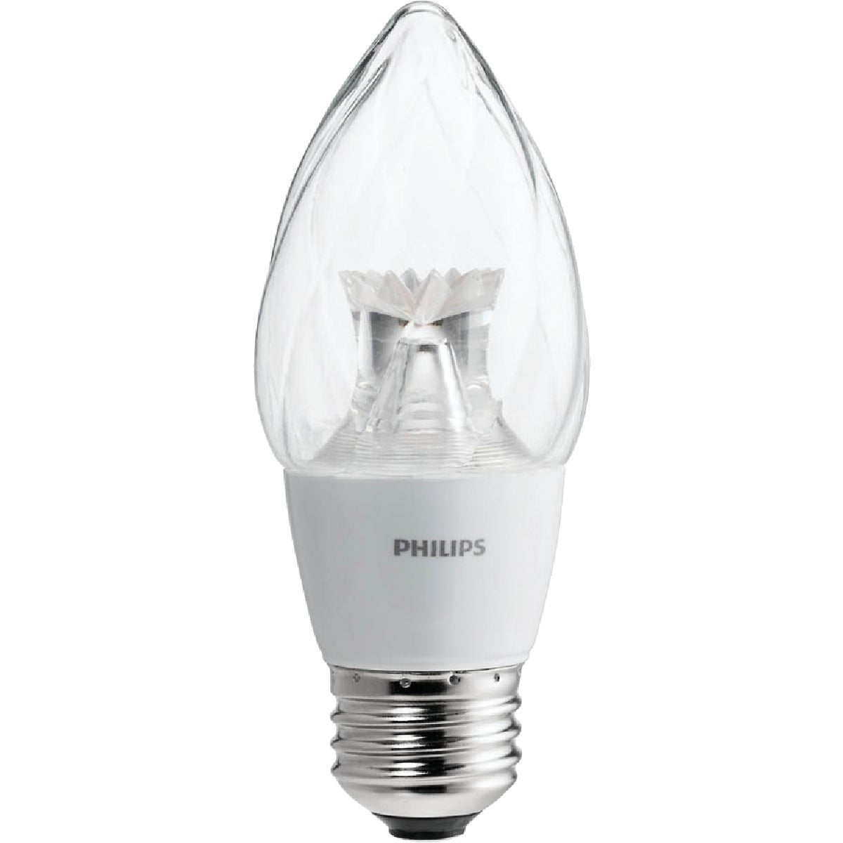 Philips Warm Glow 60W Equivalent Soft White F15 Medium Dimmable Post LED Decorative Light Bulb