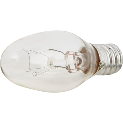 Philips 4W Clear Candelabra C7 Incandescent Night Light Bulb (2-Pack)