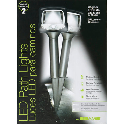 Mr. Beams LED Brown 2-Light Path Light