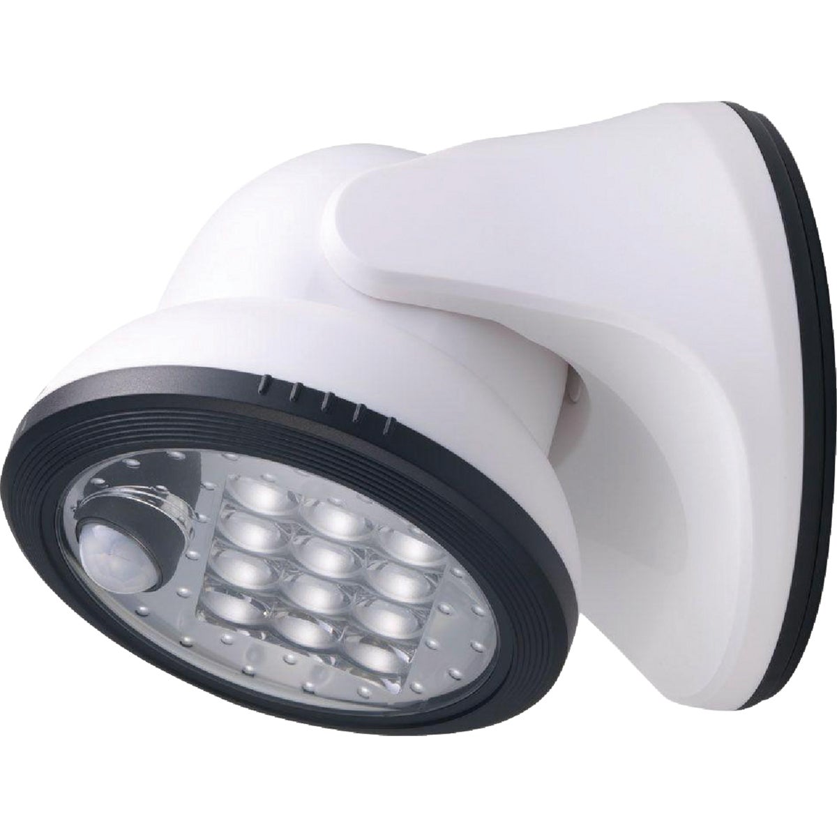 Light It White 275 Lm. LED Battery Operated Security Light Fixture