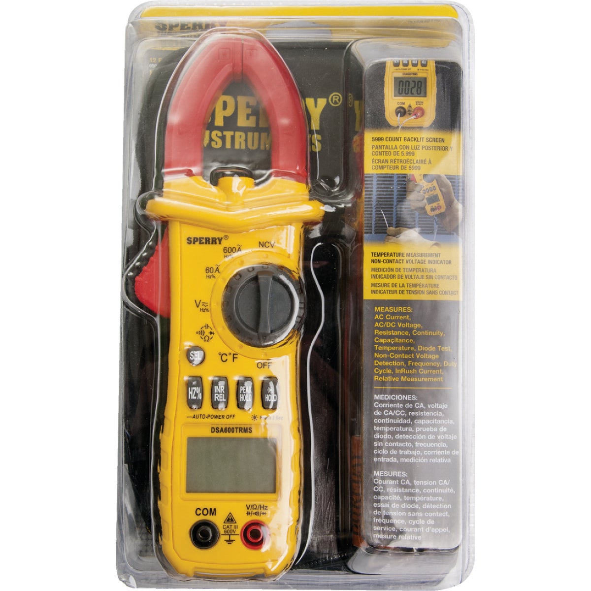 Gardner Bender Sperry 600V AC Clamp Meter