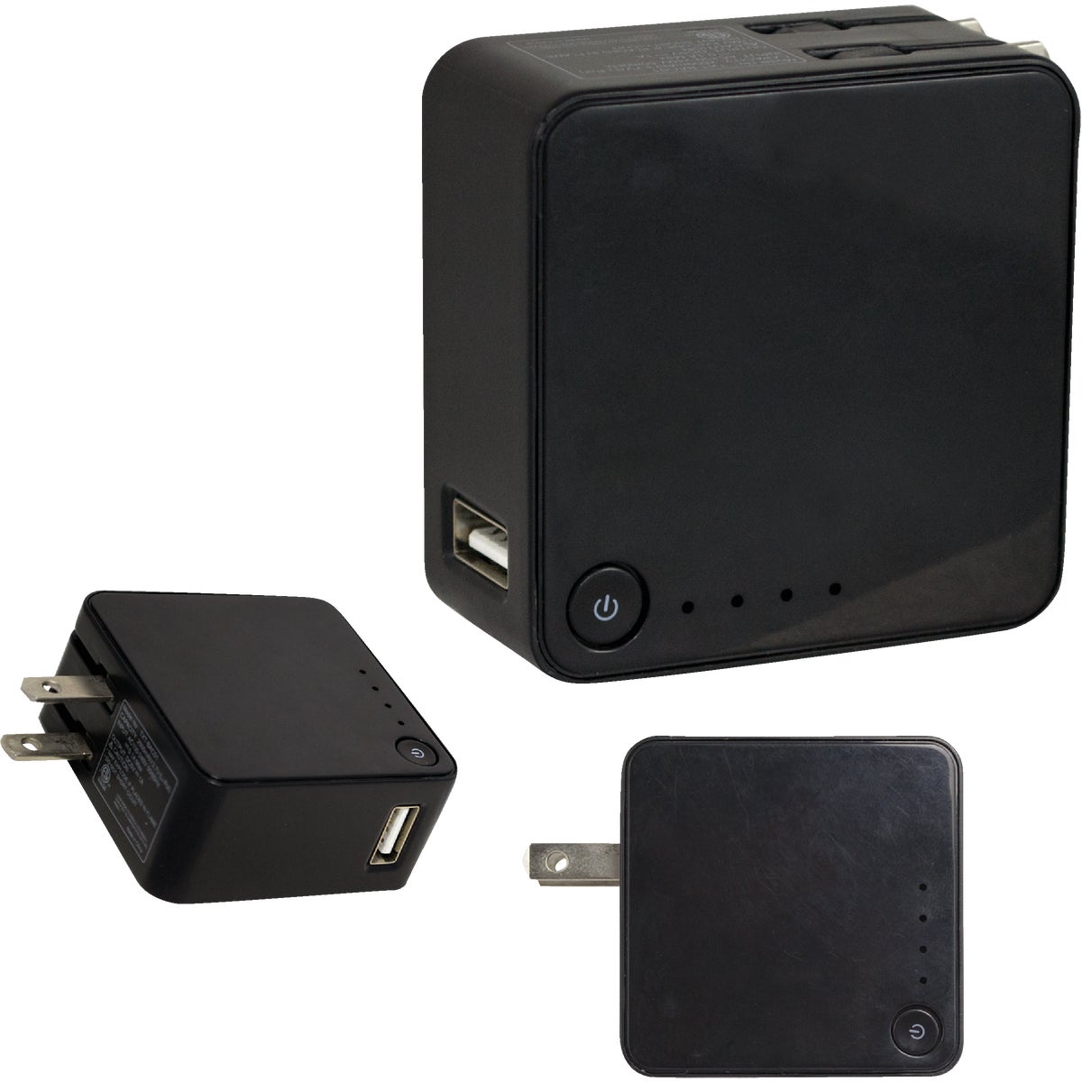 Fuse Black Battery Backup & Wall USB Charger