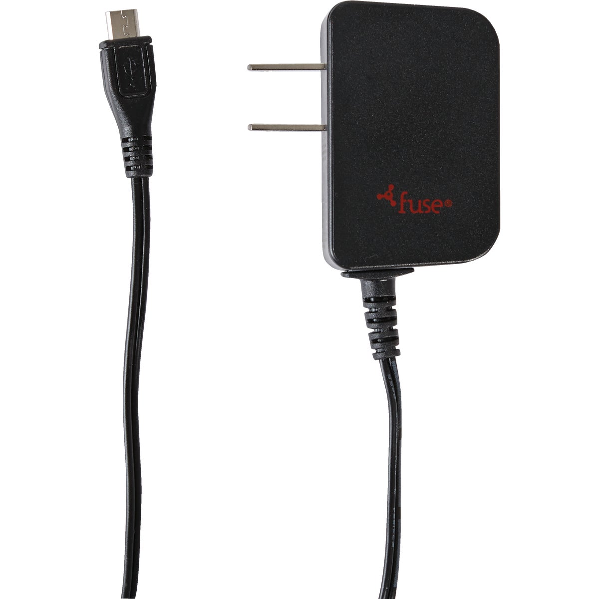 Fuse Wall Micro USB Black Wall Charger