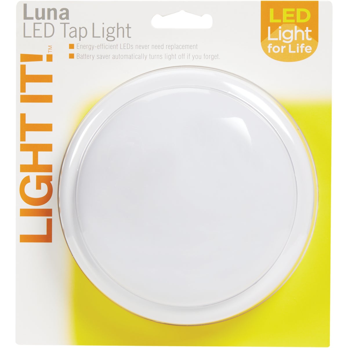 Light It Luna 1-Bulb White LED Battery Tap Light