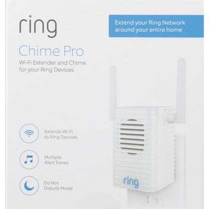 Ring Chime Pro White Plug-In Video Doorbell Chime
