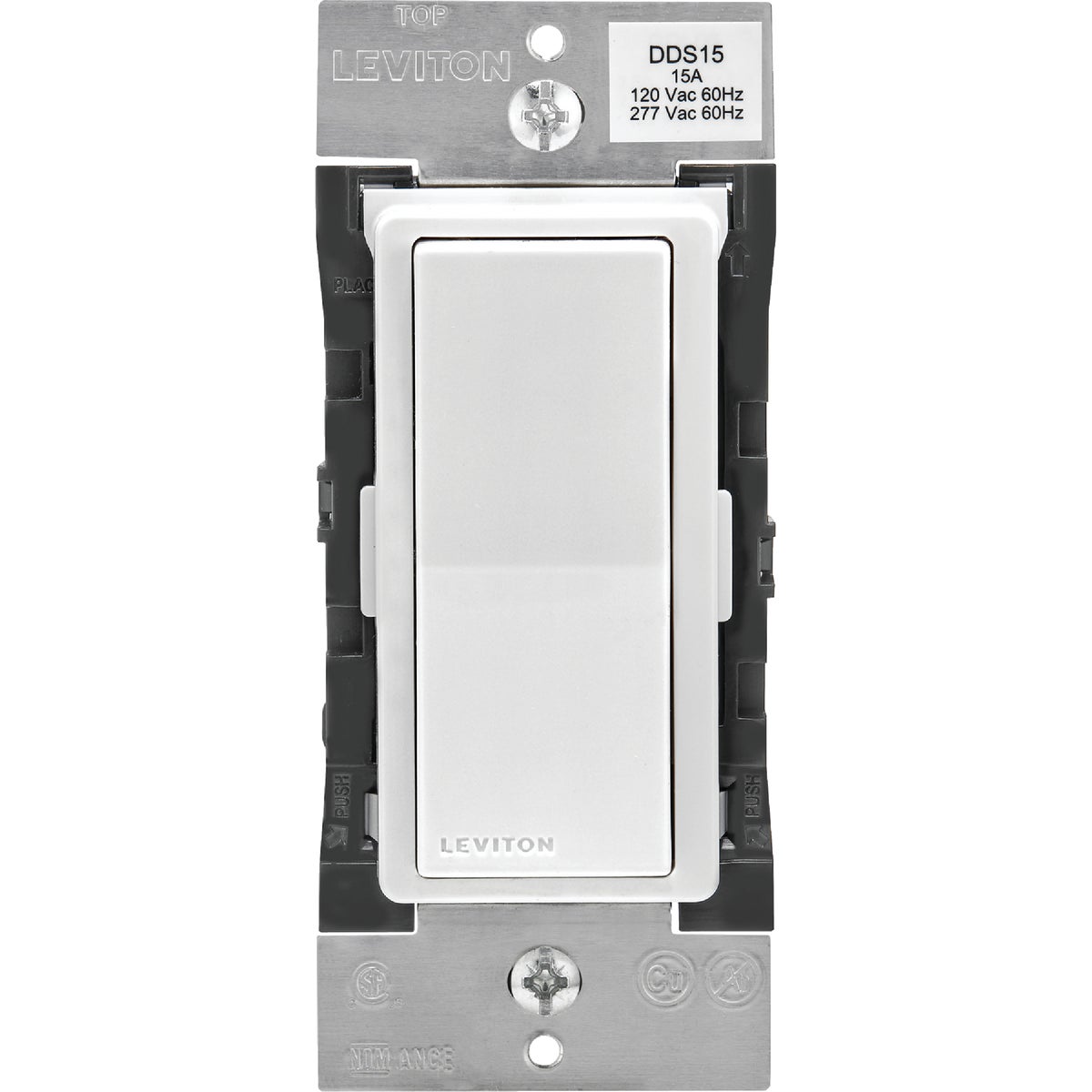 Leviton Decora 15A 120V White Digital Timer Switch