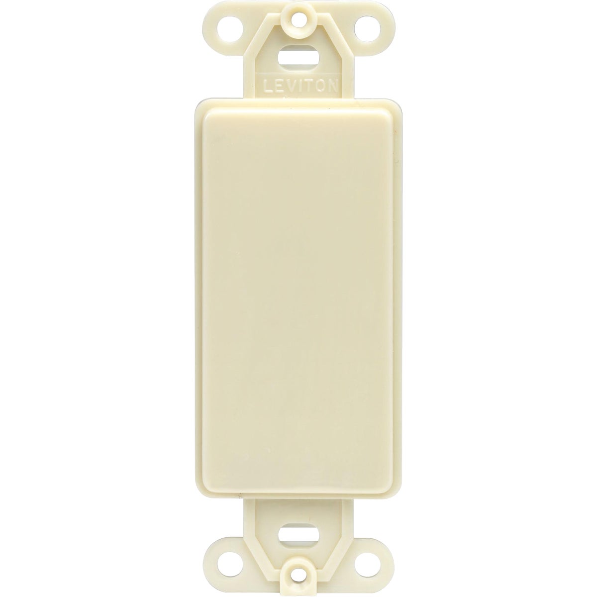 Leviton Decora QuickPort Ivory Blank Wall Plate Insert