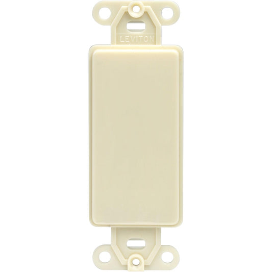 Leviton Decora QuickPort Ivory Blank Wall Plate Insert