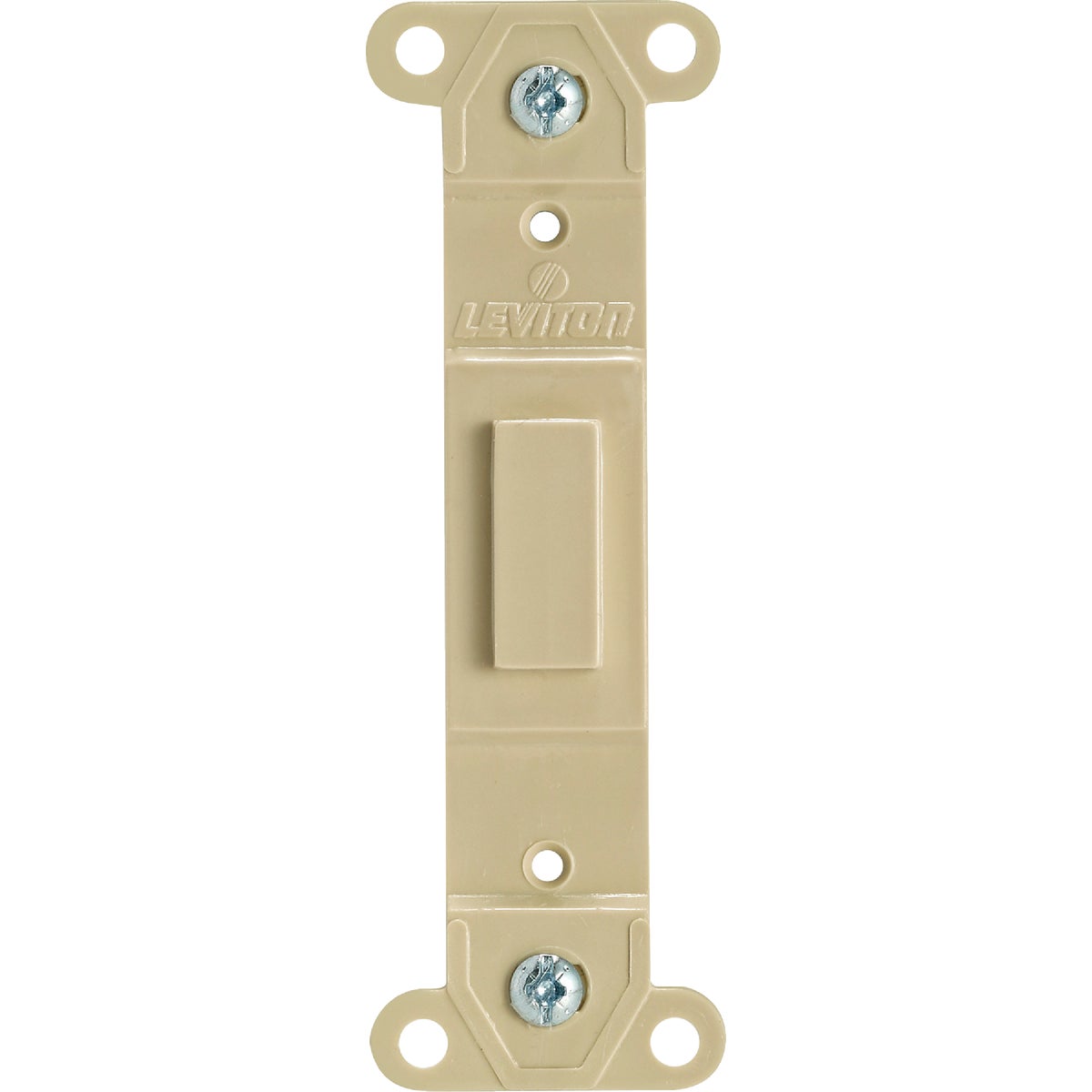 Leviton Ivory Blank Toggle Wall Plate Insert