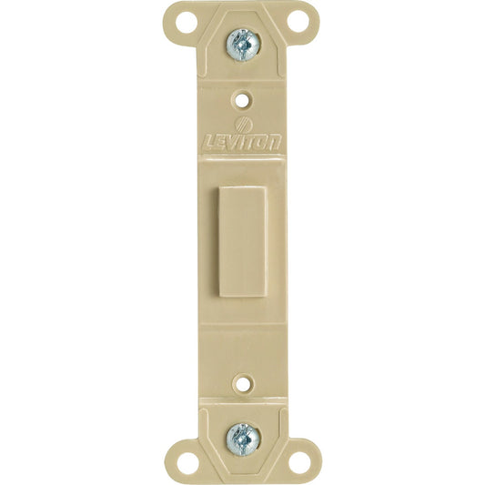 Leviton Ivory Blank Toggle Wall Plate Insert