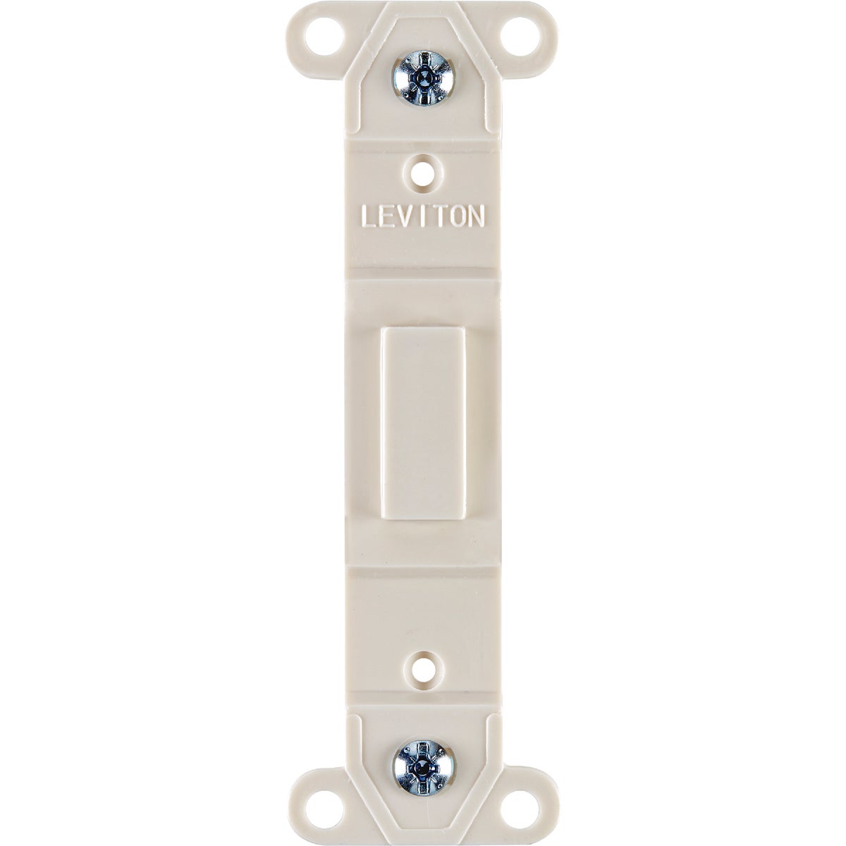 Leviton Light Almond Blank Toggle Wall Plate Insert