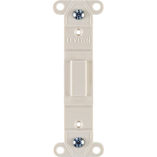 Leviton Light Almond Blank Toggle Wall Plate Insert