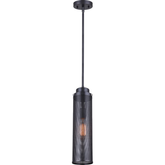 Home Impressions Rey 1-Bulb Graphite Incandescent Pendant Light Fixture