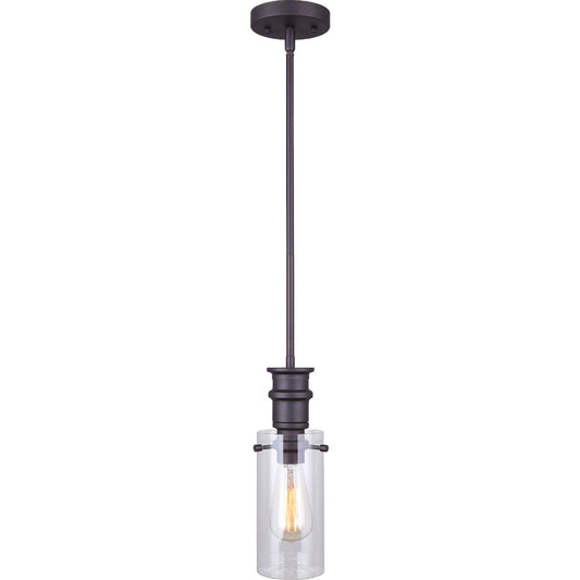 Home Impressions Albany 1-Bulb Oil Rubbed Bronze Incandescent Pendant Light Fixture