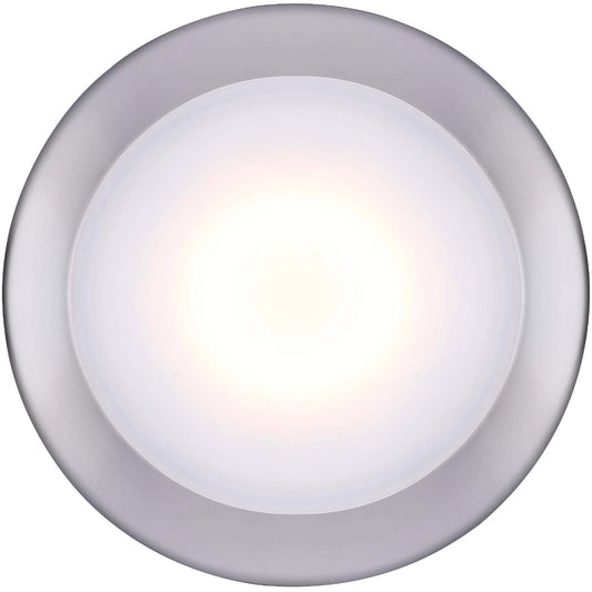 Canarm 6 In. Brushed Nickel LED Disc Flush Mount Light Fixture