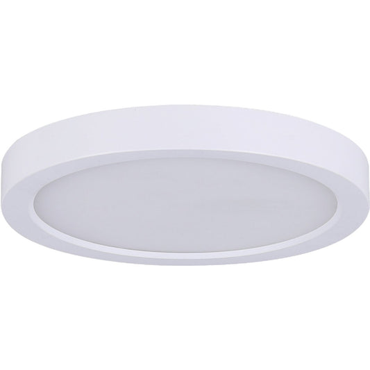 Canarm 7 In. White LED Disc Flush Mount Light Fixture