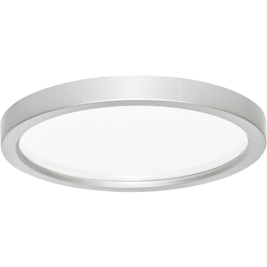 Canarm 7 In. Brushed Nickel LED Disc Flush Mount Light Fixture