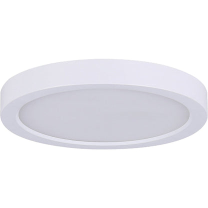 Canarm 11 In. White LED Round Disc Flush Mount Light Fixture