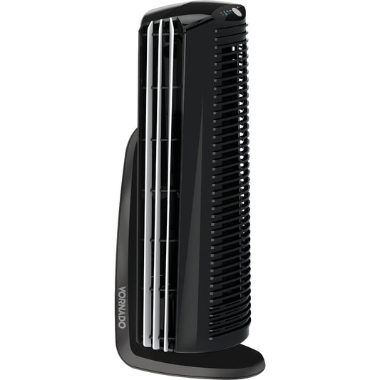 Vornado Duo 14 In. 4-Speed Black Tower Table Fan