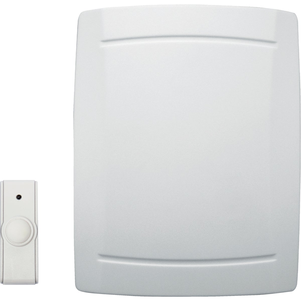 IQ America Step-Up Battery Operated Off-White Wireless Door Chime