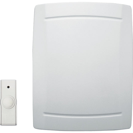 IQ America Step-Up Battery Operated Off-White Wireless Door Chime