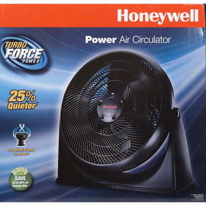 Honeywell TurboForce 18 In. 3-Speed Black Floor Fan