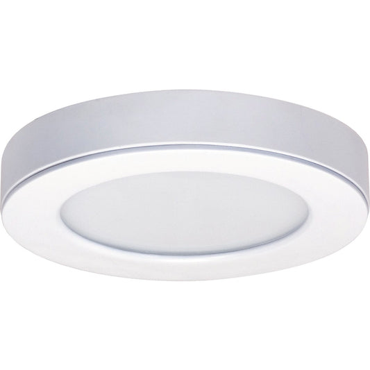 Satco Blink 8 In. White 940-Lumen LED Flush Mount Light Fixture