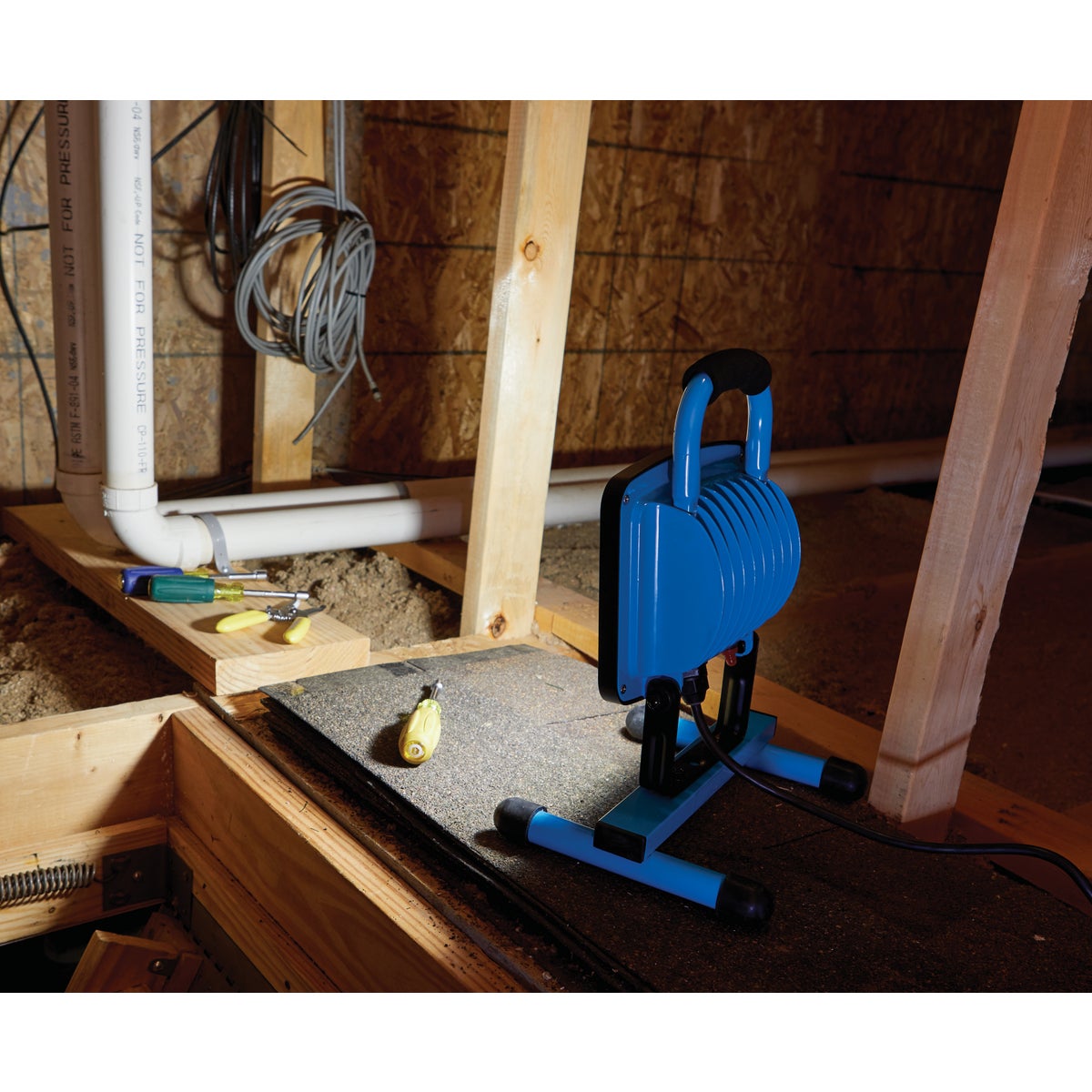 Channellock 6600 Lm. LED H-Stand Portable Work Light