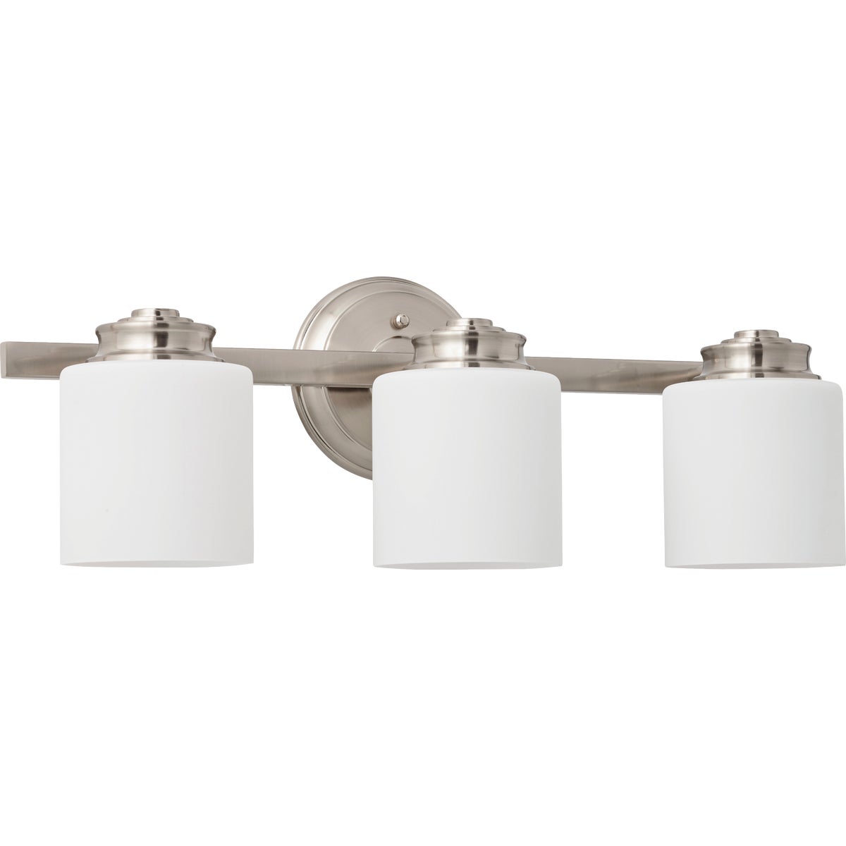 Home Impressions Crawford 3-Bulb Brushed Nickel Bronze Bath Light Bar