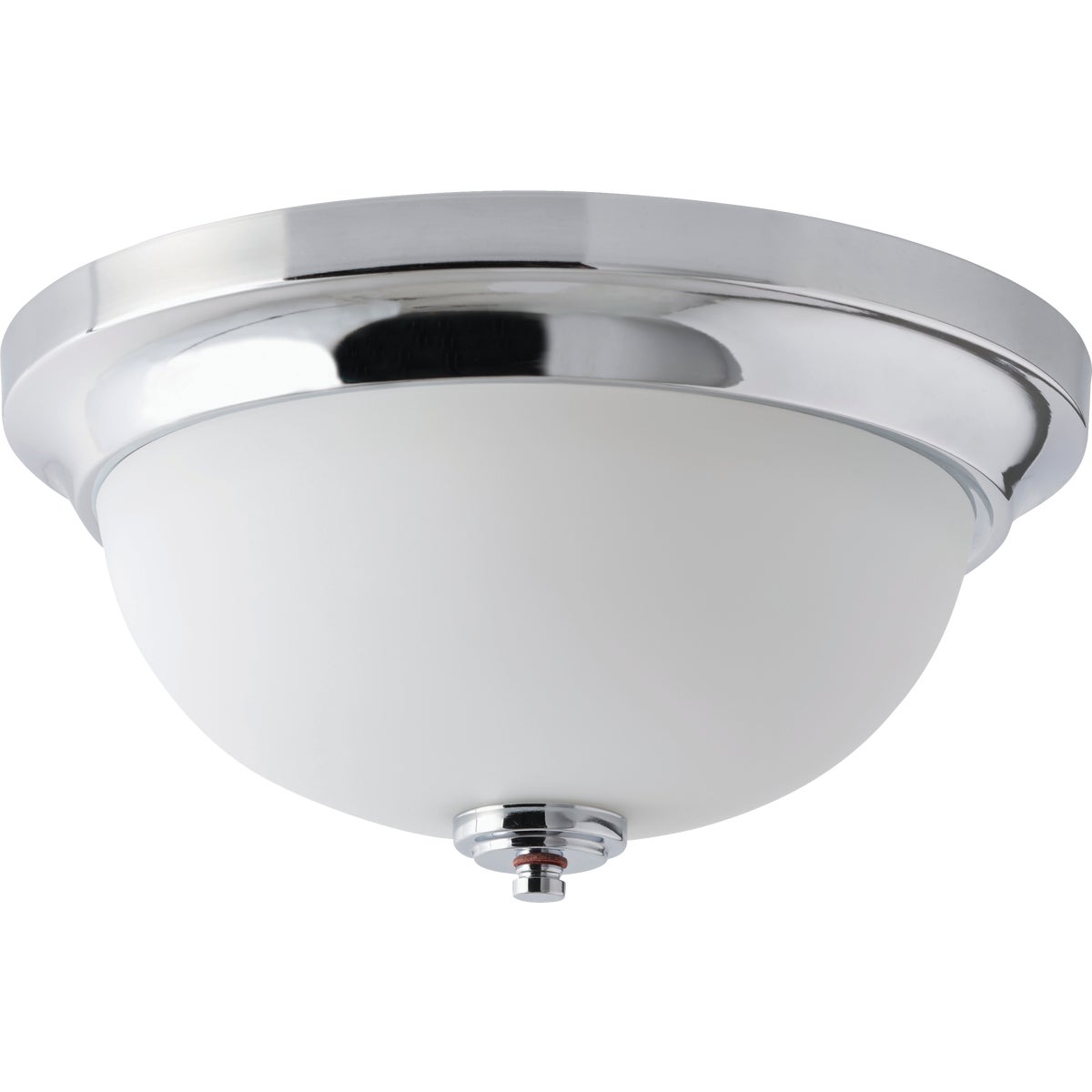 Home Impressions Crawford 13 In. Chrome Incandescent Flush Mount Light Fixture
