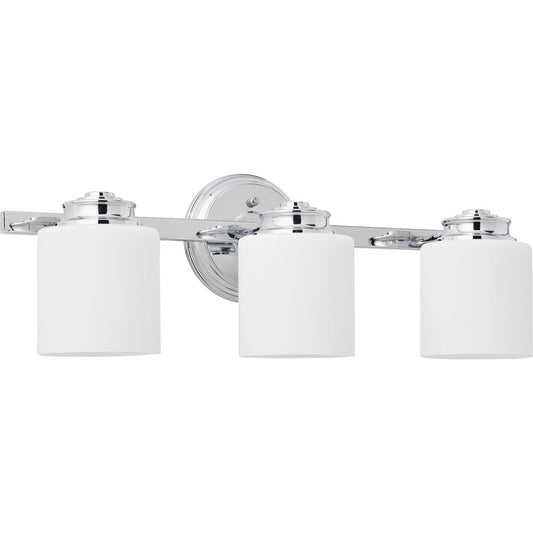 Home Impressions Crawford 3-Bulb Polished Chrome Bath Light Bar