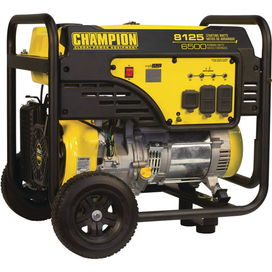 Champion 6500W Gasoline Powered Portable Generator