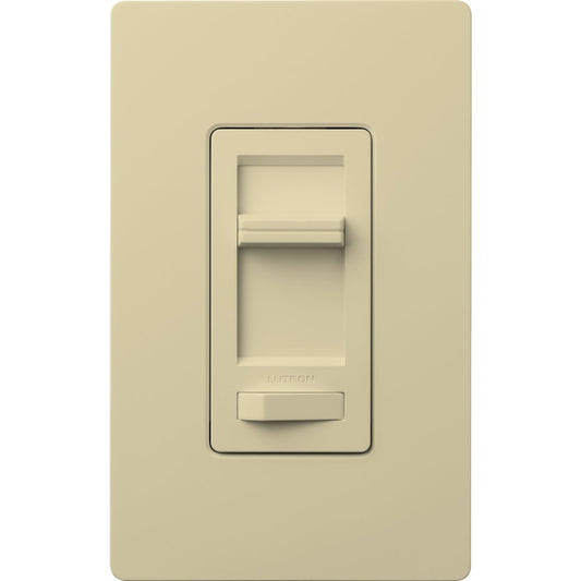 Lutron Lumea Incandescent/Halogen/LED/CFL Ivory Slide Dimmer Switch