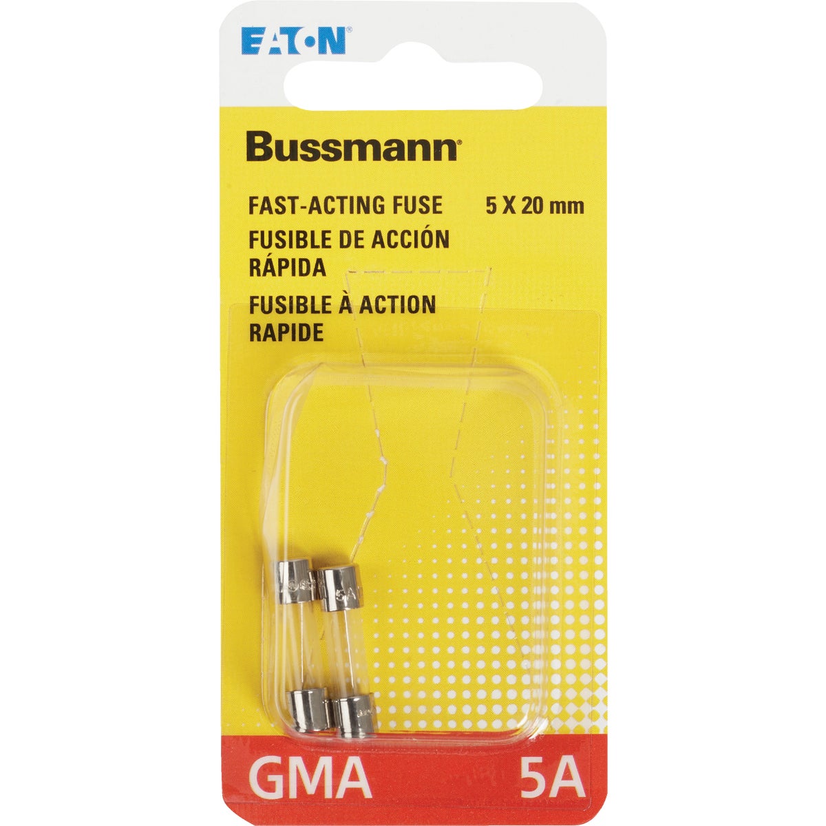 Bussmann 5A GMA Glass Tube Electronic Fuse (2-Pack)