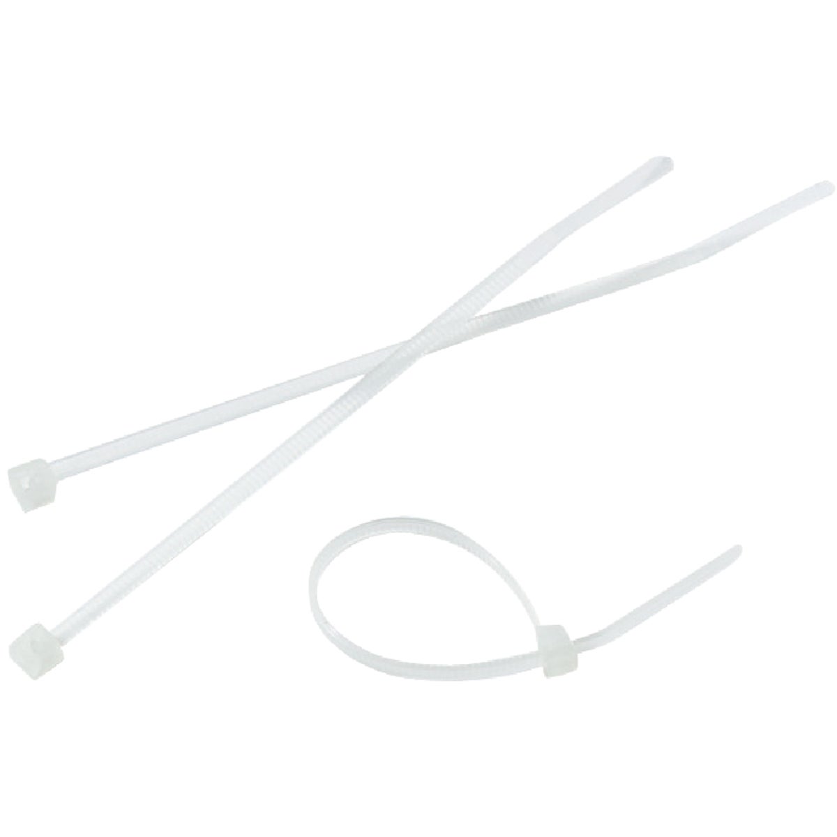 Gardner Bender 4 In. x 0.10 In. Natural Color Nylon Cable Tie (40-Pack)